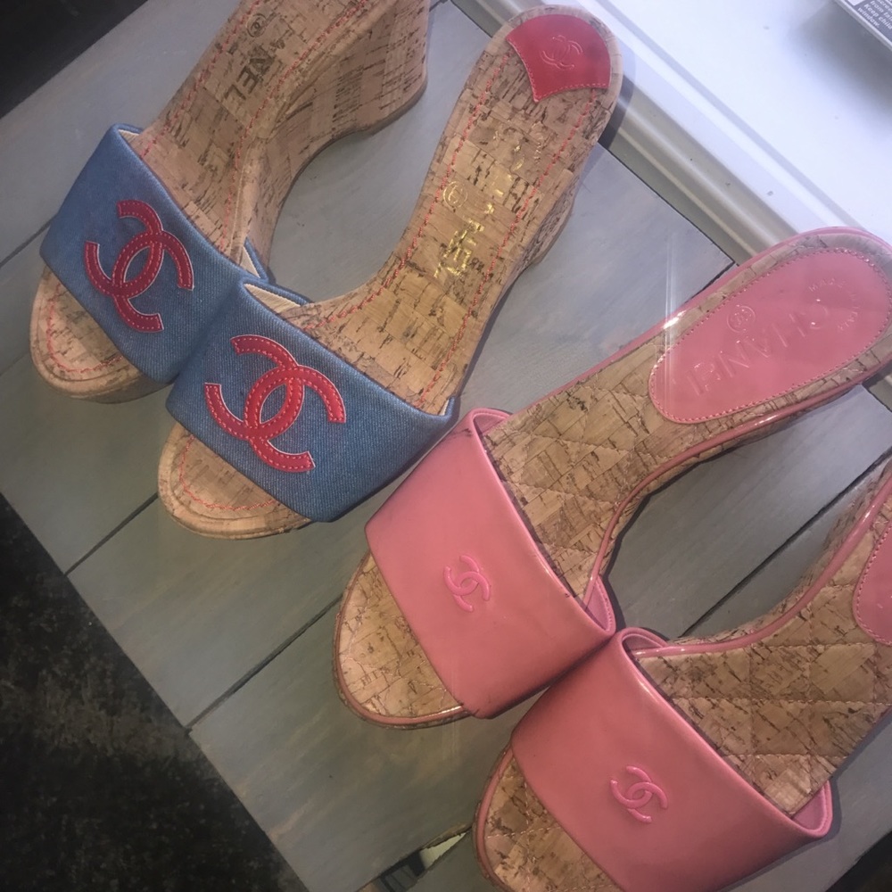 🙋🏼‍♀️SOLD Chanel Wedges